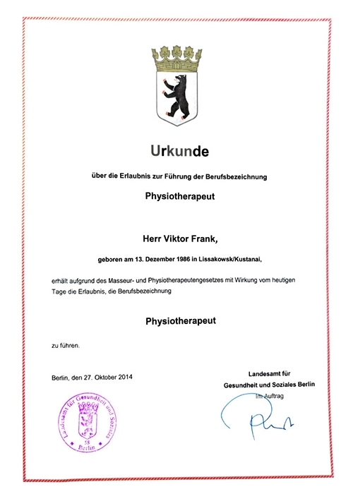 Physiotherapeut